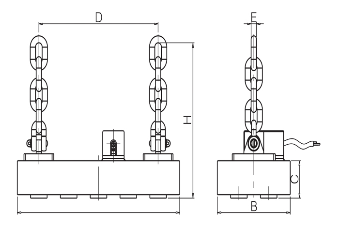 HEPMP series for lifting steel plate