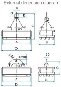 MW92 Series Lifting Electromagnet for Handling Small Billets and Ingots