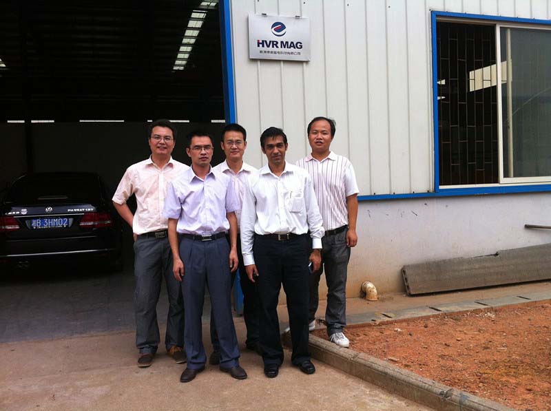 India customer visit HVR MAGNETIC